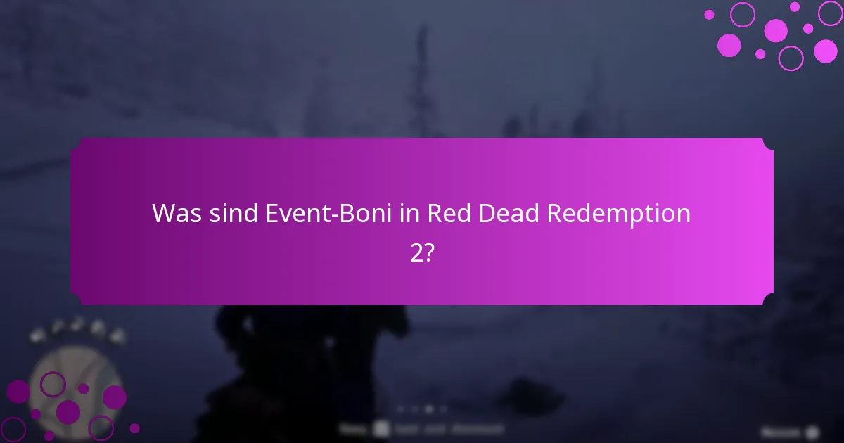 Was sind spezielle Events in Red Dead Redemption 2?