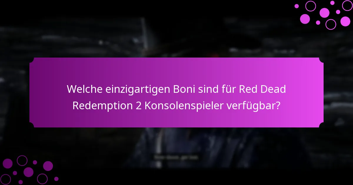 Welche speziellen Gegenstände können durch Aktionen für Red Dead Redemption 2 auf Konsole erhalten werden?