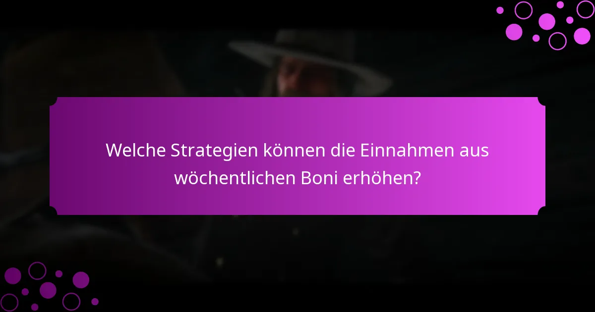 Wie vergleichen sich die aktuellen Boni mit den vorherigen Wochen?